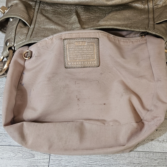 Coach Limited Release Parker Metallic Leather Shoulder Bag Purse LO882-13466 - Picture 9 of 16